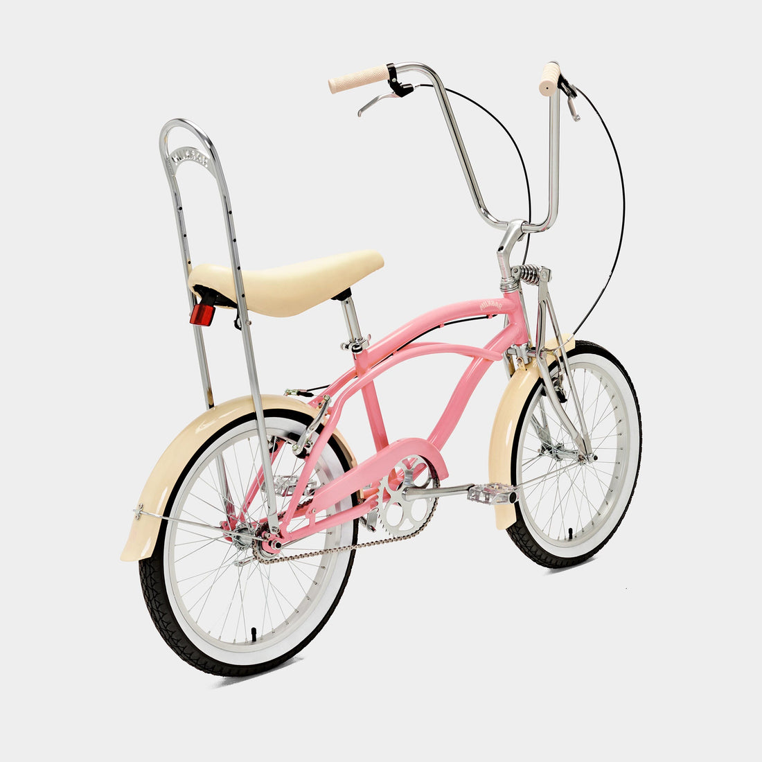 Pink Lemonade 20" Milkbar bike side view. 