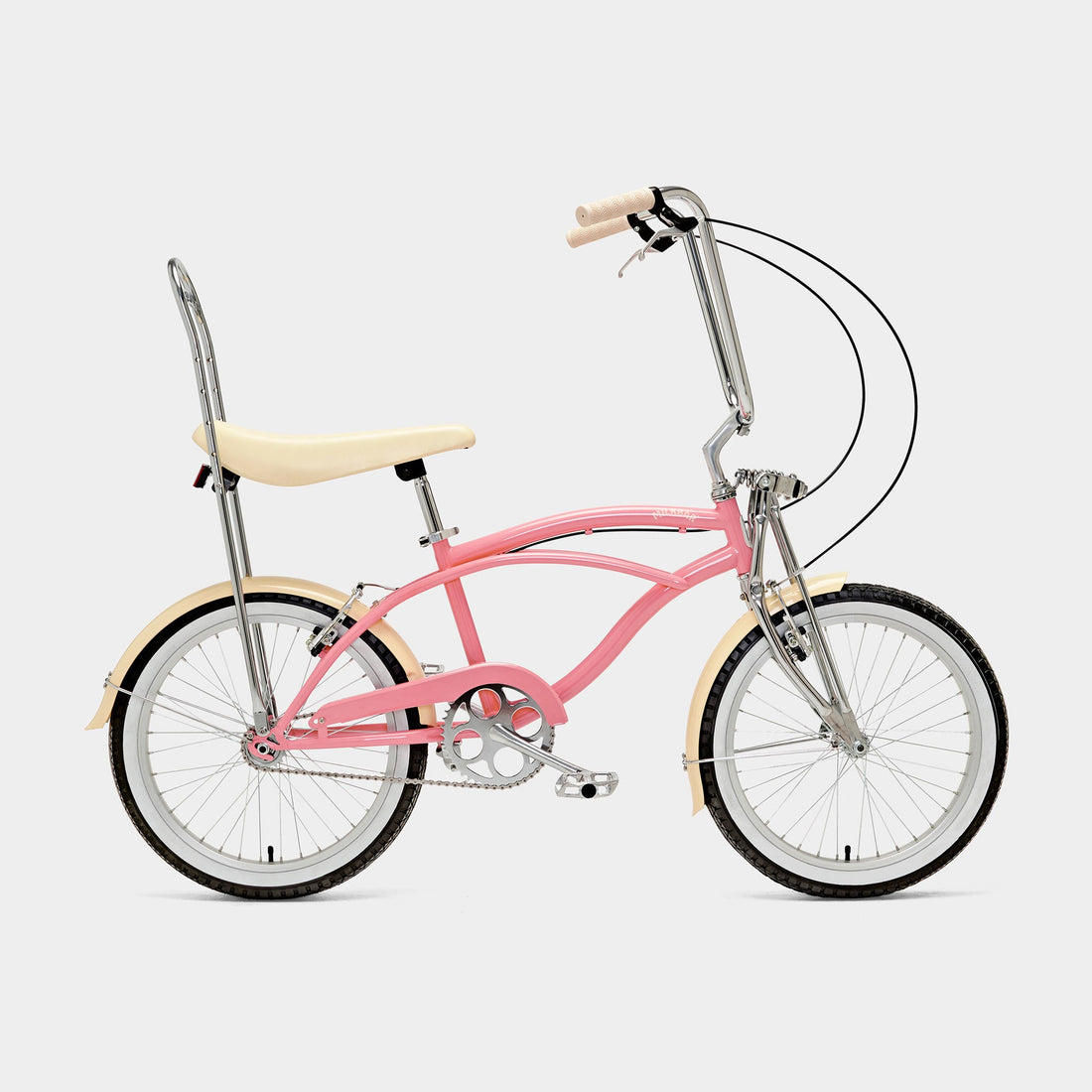 Pink Lemonade 20" Milkbar bike side view. 