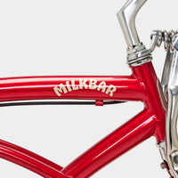 Milkbar Cherry Cola 26" bike. Side view